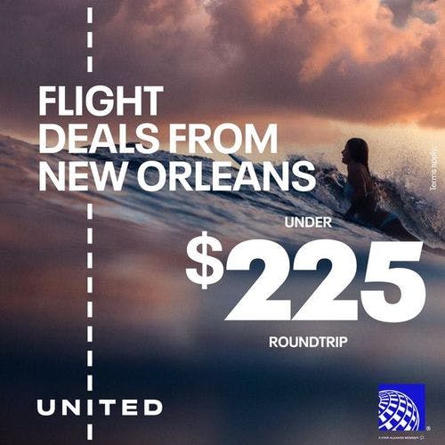 United Airlines New Orleans Deal