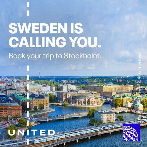 United Airlines Sweden Offer